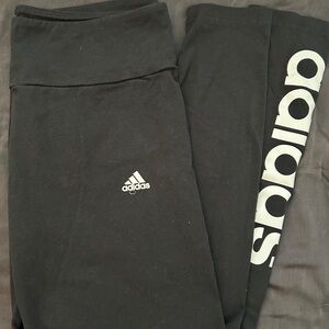 Adidas Kids Black Leggings